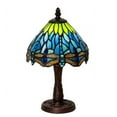 thumbnail image 4 of 230981 Meyda 13" High Tiffany Hanginghead Dragonfly Table Lamp, 4 of 6