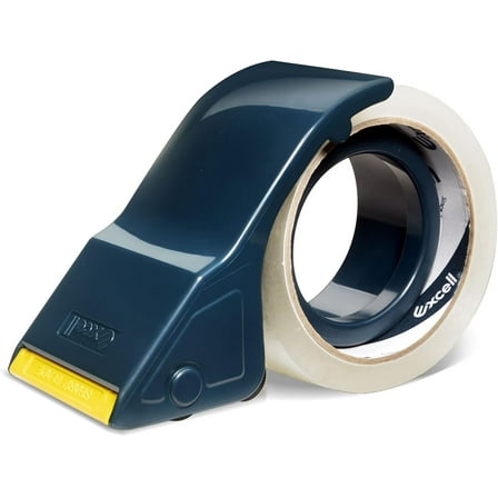 Excell Lightweight Packaging Tape Dispenser, 2 Inch Wide HandHeld Tape Dispenser for Moving, Mailing and Packaging (1 Gun   1 Tape)