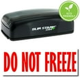 thumbnail image 1 of Large Pre-Inked Do Not Freeze Stamp with Blue Ink, 1 of 4