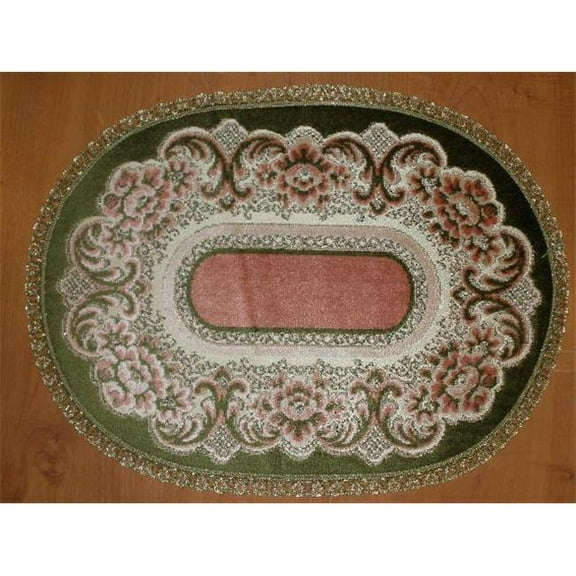 9 x 14 in. Begium Doily Verona, Green