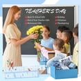 thumbnail image 2 of 9 count Thank You Teacher Appreciation Gifts Set Ideas  School  Teacher Present Basket Box Farewell Appreciation Birthday Present from Students for  to School Graduation(Blue), 2 of 6