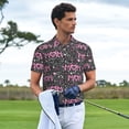 thumbnail image 3 of Fotbe Lovely Mom Ever Camiseta Polo de Golf para Hombre con Estampado – Camisa Deportiva Transpirable con Cuello Abotonado-XX-Large, 3 of 6