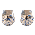 thumbnail image 3 of 2PCS Artisanal Blue Ringed Octopus Glassware, 3D Blue Ringed Octopus Borosilicate Glass, Handmade Ocean Themed Tumbler for Cocktails Water & Beverages, 3 of 10