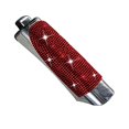 thumbnail image 1 of Posh Blingbling empuñaduras de freno de mano pomo protector de cubierta de estrás, repuesto rojo Feliz Sencillez, 1 of 5