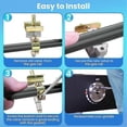 thumbnail image 4 of 2 Pack Grill Burner Control Valve Compatible Grill Pan, Grill Gas Valve Parts Replacement P20250110268, 4 of 5