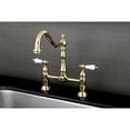 thumbnail image 4 of Kingston Brass Cc58l Vintage 1.2 GPM Widespread Bathroom Faucet - Bronze, 4 of 5