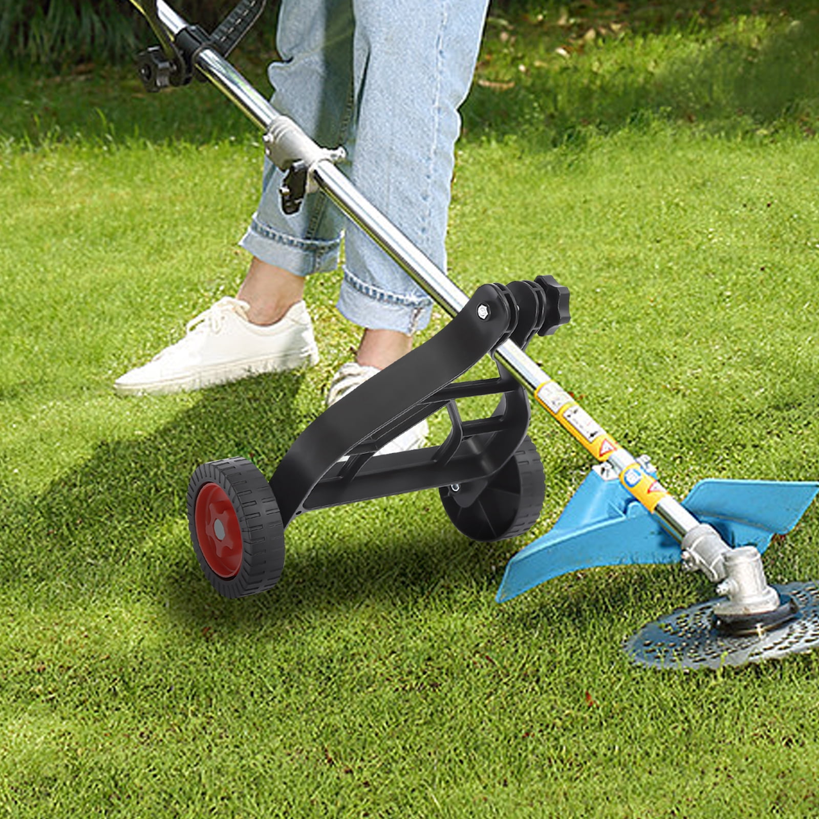 Strong Lawn Mower Replacement Part with Triangular Support, 15.43lb Capacity, Relieves Pressure for Easier Mowing, Easy to Carry & Store