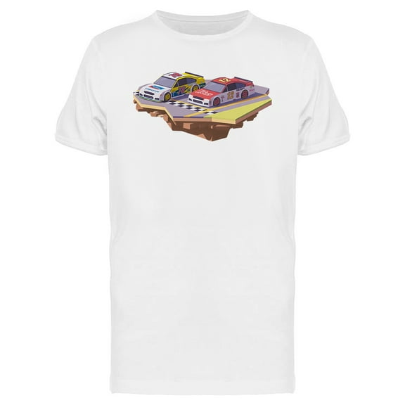 Low Poly Stock Cars T-Shirt Men -Image by Shutterstock, Male Medium