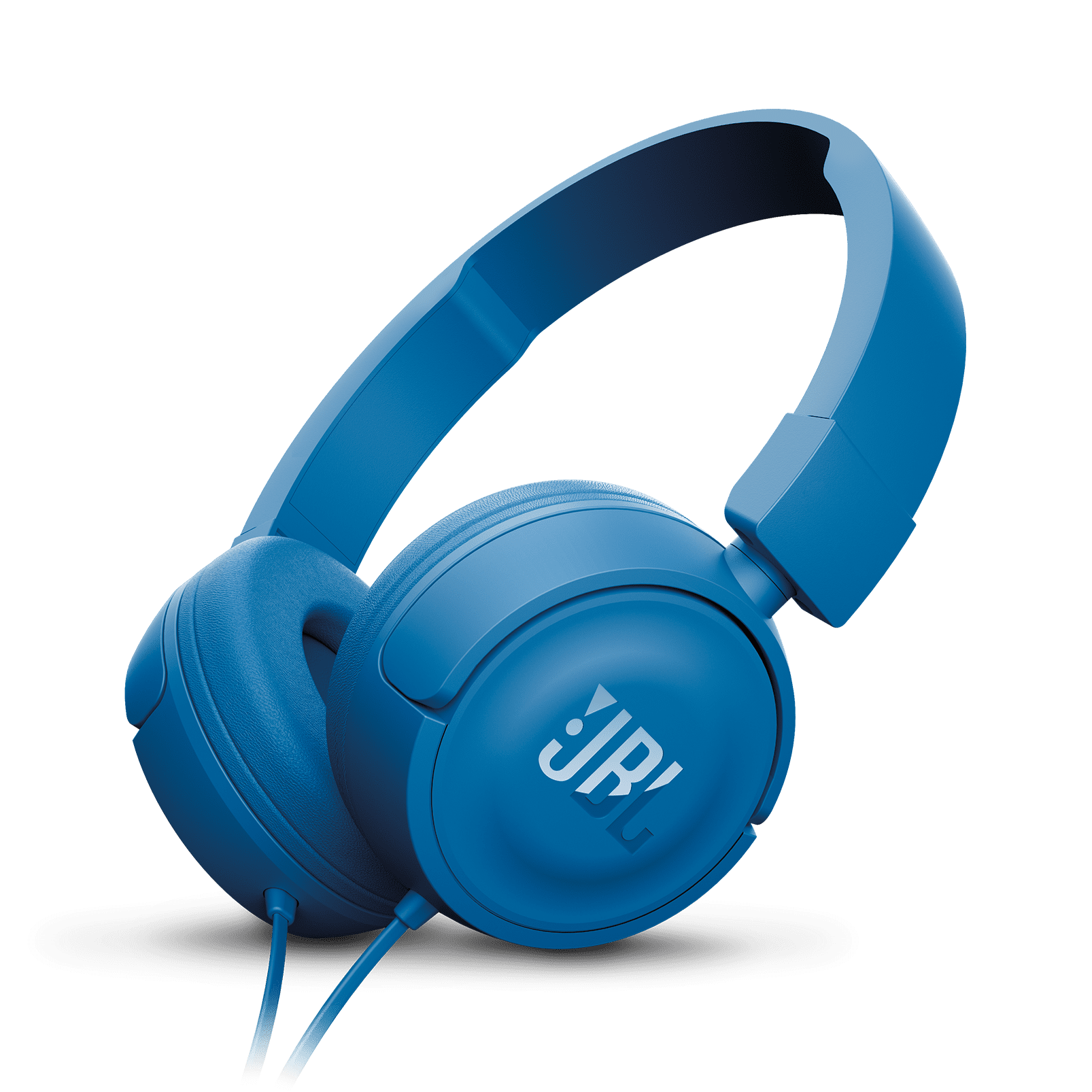 JBL T450 On-Ear Flat-Foldable Headphones, Blue ...
