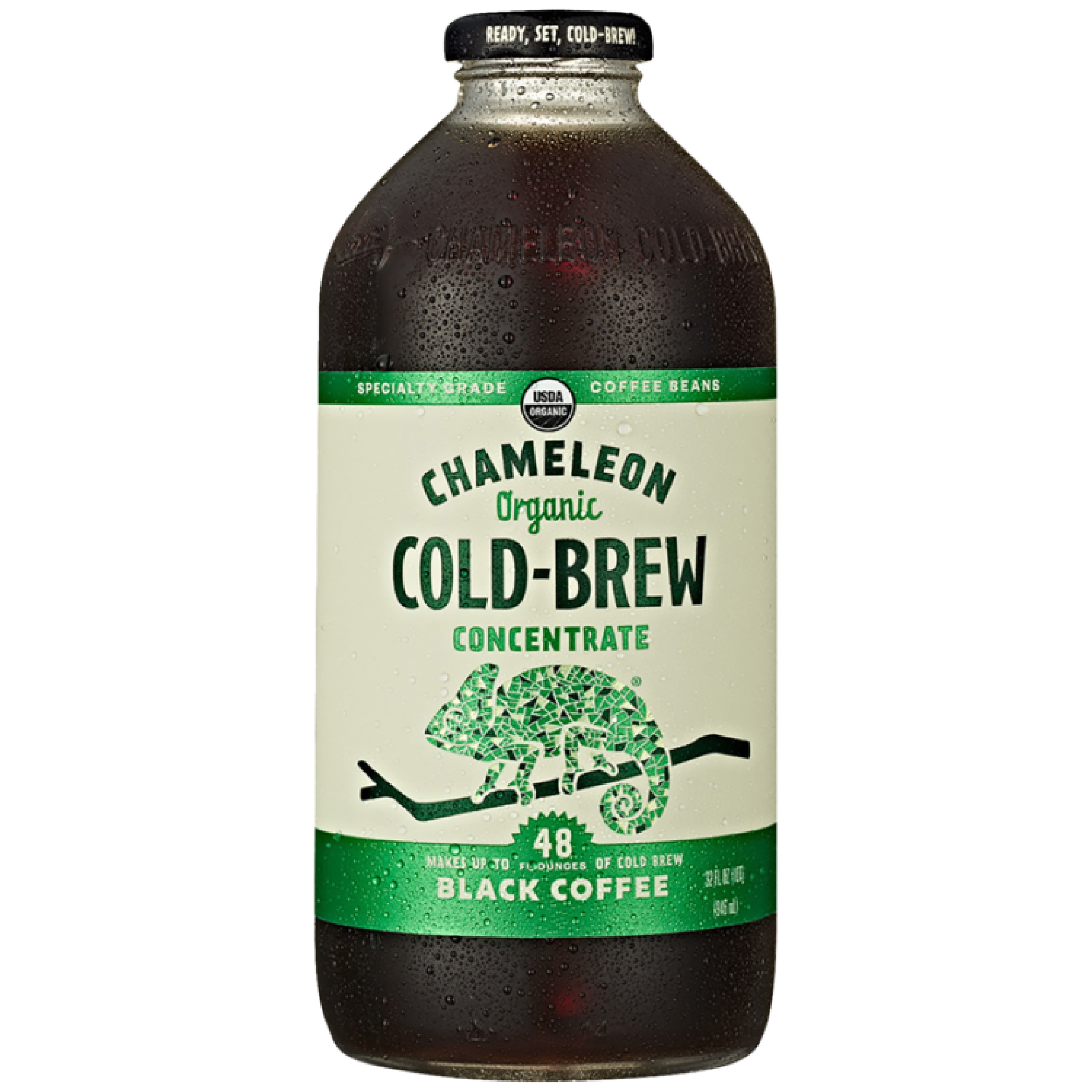 Chameleon ColdBrew Organic Black Coffee Liquid Concentrate, 32 fl. oz