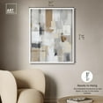 thumbnail image 4 of Fragmented Light Shadowbox Print Neutral Boho Art by Art Remedy, White Frame, 30 x 36, 4 of 6