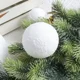 thumbnail image 5 of 60/6 piezas de bolas de nieve de espuma blanca para colgar en el árbol de Navidad, adornos de bolas de nieve artificiales falsas, suministros de decoración para fiestas de Año Nuevo, 5 of 5