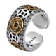 thumbnail image 2 of Anillos para mujer, regalos para mujer, anillo Qian de los Cinco Emperadores, estilo chino chic, pendiente vintage tailandés abierto para hombre., 2 of 5