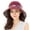 Wine Red, variant on Sun Hat Fashion Print Wide Brim Temperament Foldable Anti Sun Cap for Beach