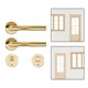 thumbnail image 5 of de bricoje de con de manija de puerta 1: 6, juguete de simución, accesorios para mueble decoración dorado CUTICAT Ventana de casa de muñecas, 5 of 7