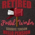 thumbnail image 3 of CafePress - Retired Postal Worker Funny Postman Hello T Shirt - Mens Football Shirt, 3 of 4