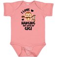 thumbnail image 3 of Inktastic Monkey I Love Hanging out with My Gigi Boys or Girls Baby Bodysuit, 3 of 5