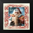 thumbnail image 2 of Robinson, Carol 12x12 Black Modern Framed Museum Art Print Titled - Shiplap Santa, 2 of 5