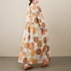 thumbnail image 4 of Vestido suelto de mujer Vintage estampado con bolsillo manga larga cuello redondo Casual vestido MABOTO  Vestido, 4 of 7
