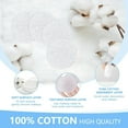 thumbnail image 2 of Makartt Cotton Wool Pads for Nail Varnish and Makeup Removing, Soft and Pure Cotton Pads, 500PCS, 2 of 3