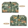 thumbnail image 6 of FOR U DESIGNS Pumpkin Floral Pattern Microwave Oven Cover Foldable Machine Protector Decorative Dustproof Protections for Toaster Oven Home Decoration Accessories-S, 6 of 8