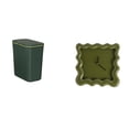 thumbnail image 1 of Contenedor de compostaje para residuos de cocina,Cubo de basura de cocina con tapa Cesta para compostaje,Reloj de pared,Reloj de pared decorativo para baño y dormitorio.,Reloj de pared, 1 of 8
