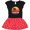 Black & Red with Polka Dots, variant on Inktastic Cancun Mexico Vacation Trip Girls Toddler Dress