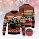 thumbnail image 3 of Suéter feo de punto divertido de Navidad de algodón con diseño de Papá Noel para mascotas, jersey informal vintage de invierno estilo Harajuku, jersey retro de manga larga con impresión 3D, 3 of 5