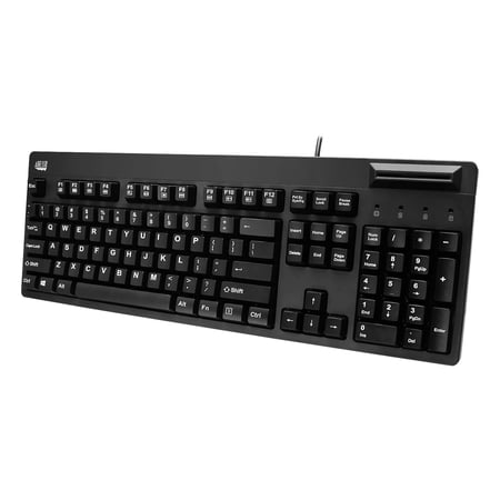 Adesso Wired USB Antimicrobial Desktop Keyboard with Smart Card Reader  TAA Compliant  for Windows  Full Size price history on PriceWatchPro