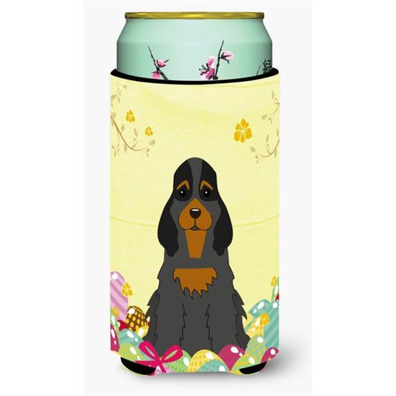 Carolines Treasures Easter Eggs Cocker Spaniel Black Tan Tall Boy Beverage Insulator Hugger
