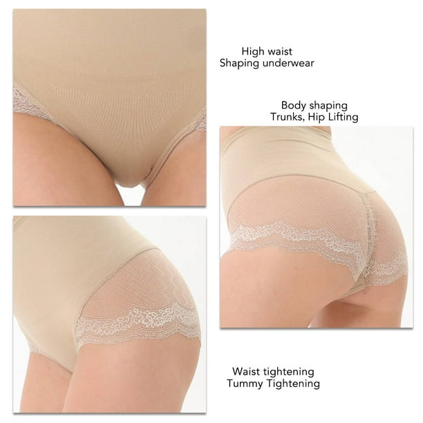 Women Shapewear, Soft Elastic Butt Lifting Lace Shaping Panties Beautiful  Curve Tummy Tightening For Vacation For Women Skin Color M-L 