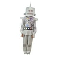 thumbnail image 2 of Disfraz de robot, ropa, de robot para espectáculo, carnaval, vacaciones, juego de rol para niños, 2 of 8