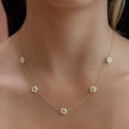 thumbnail image 4 of BSGRL Collier de Perles pour Femmes - Collier de Perles Délicat Plaqué Or 14k/or Blanc pour Femmes, 4 of 7