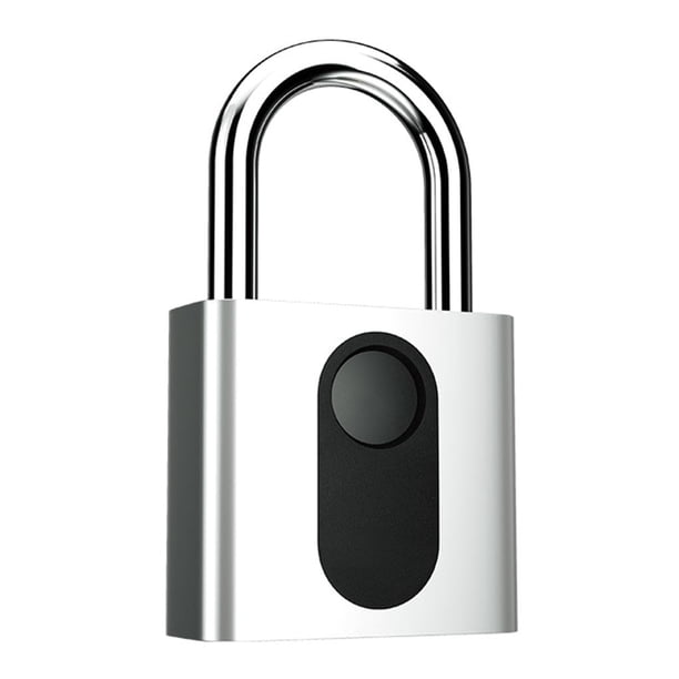Huella Digital Y Bluetooth Cerradura De Puerta Antirrobo Usb Recargable Aleación De Zinc Inteligente Ip65 Cerradura Biométrica Eléctrica A Prueba De Agua Para Gabinete Oficina En El Hogar 2 En 1 Moyic EL008383-00