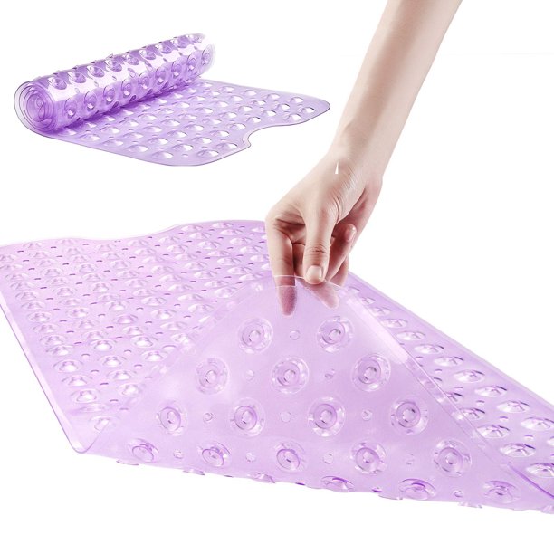 Tripumer Bath Tub Shower Mat 40 x 16 Inch Non Slip Bath Tub Mats Shower