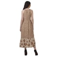 thumbnail image 4 of Moomaya Robe Imprimée Femme Fête Mariage Tenue de Fête Col Licou Robe Maxi en Rayonne, 4 of 4