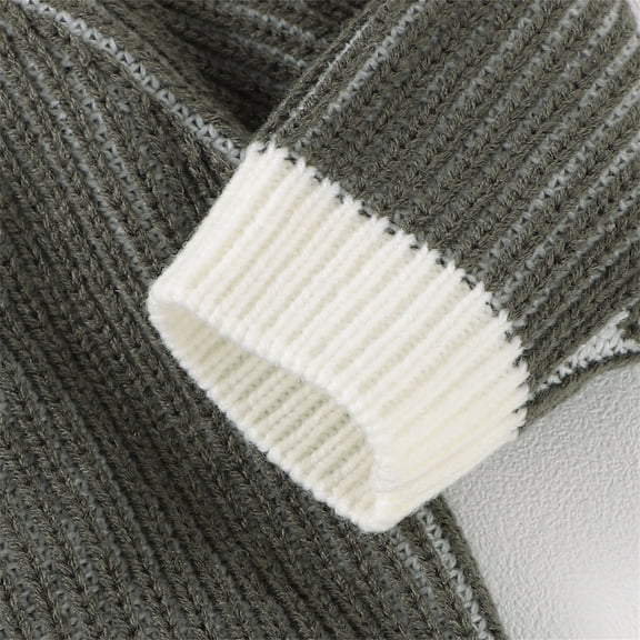 Mercatoo Baby Girl Boy Sweater Cardigan Toddler V Neck Knitted Sweaters Button Down Long Sleeve Sweatshirt Infant Warm Clothes