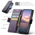 thumbnail image 4 of Compatible with Samsung Galaxy Z Fold 7 Wallet Case, PU Leather Flip Case with Card Holders RFID Blocking Stand [Shockproof TPU Inner Shell] Phone Cover for Samsung Galaxy Z Fold 7, Purple, 4 of 11