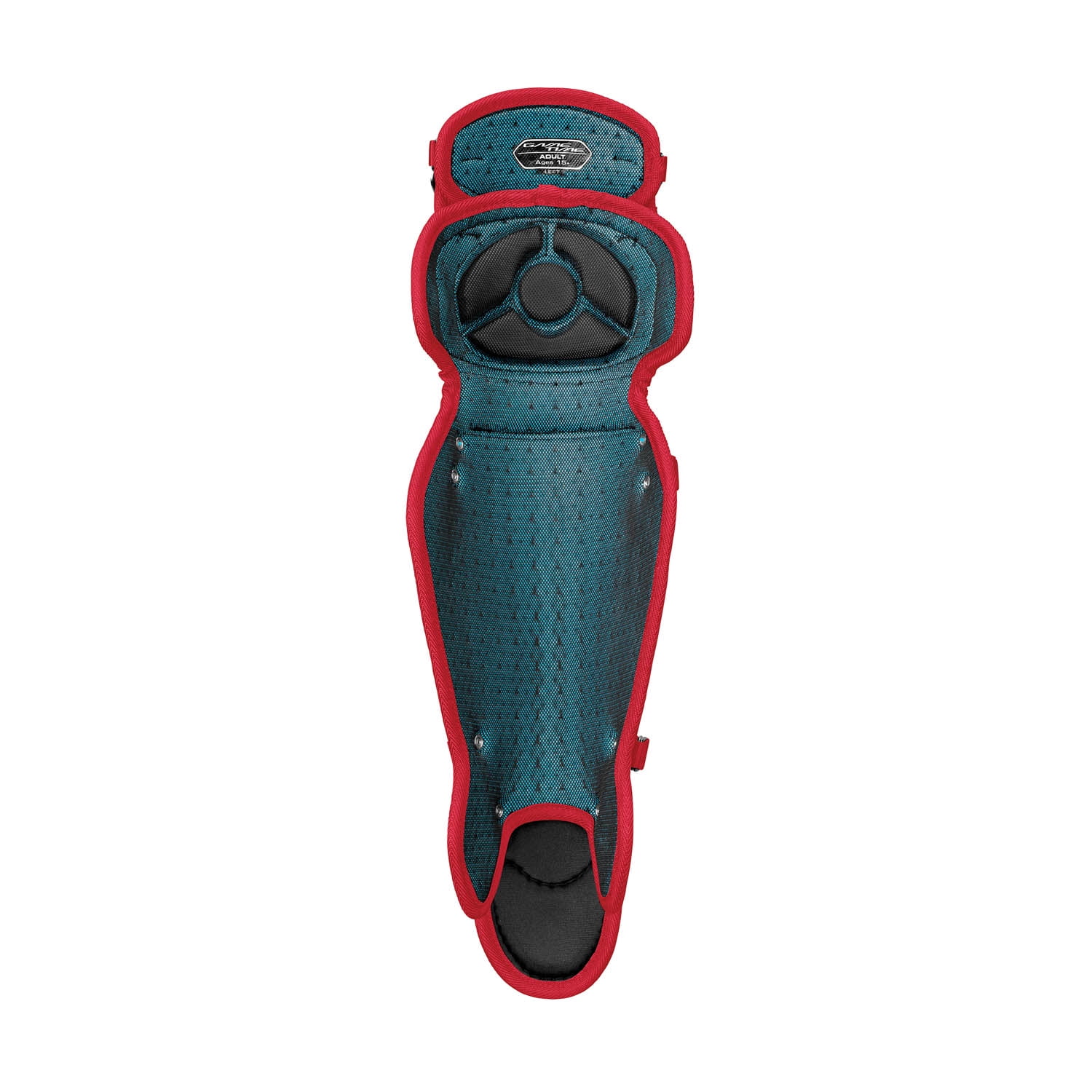 Easton Gametime Baseball Intermediate Leg Guards | Red | Intermediate