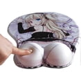 thumbnail image 3 of Non Slip Mouse Pad Wifu Mousepad Anime Gaming Pretty Funny Mouse Pad With Gel Wrist Support Purple, 3 of 4