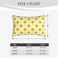 thumbnail image 4 of Lsque Ducky Cartoon Pattern Pillow Case – Soft & Cozy Throw Pillow Cover, Hypoallergenic Cushion Case for Sleeping Women with Envelope Closure-20"x30", 4 of 6
