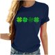 thumbnail image 2 of Fiudx Camisas para Mujer Blusa de Manga Corta con Cuello Redondo y Estampado a La Moda para Mujer, 2 of 4