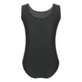 thumbnail image 2 of CHICTRY Big Little Girls Ballet Dance Leotard Gymnastics Acrobatics Training Performance Costume Sleeveless Bodysuit Black 11-12, 2 of 7