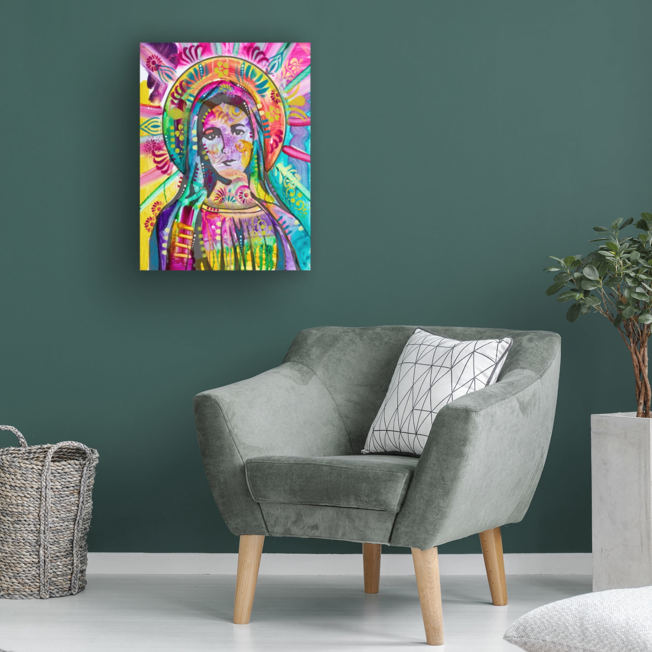 Canvas Wall Art - Dean Russo 'Mother Mary' Wall Art for Living Room, Bedroom, or Office Décor by Trademark Fine Art - 14 x 19 Inches
