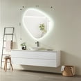 thumbnail image 2 of Rasso Novelty 47" Frameless Modern Bathroom/Vanity LED Lighted Wall Mirror, 2 of 3