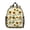 Sunflower and Seed, variant on Sunflower and Outline Black Pattern Backpack for School, Cute School Bag with Adjustable Shoulder Straps and Padded Back, 13.8"x11.4"x6"