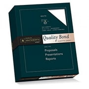 southworth quality bond paper, 8.5 x 11 inches, 20 lb, white, 500 sheets per box (31-620-10)