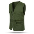 thumbnail image 2 of Gilet Utilitaire Multi-Poches pour Hommes Camping Pêche Randonnée, 2 of 3
