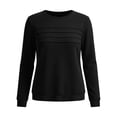 thumbnail image 5 of Hurxie Women Tops Long Sleeve Blouses Dressy Casual Crewneck Pleated Tunic Shirts Loose Fashion Clothes, 5 of 5