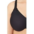 thumbnail image 3 of Wacoal womens Bodysuede Ultra Full Figure Seamless Underwire Bra, Black, 34DD, 3 of 3